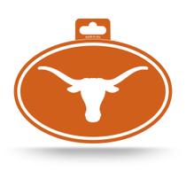 Adesivo Rico Industries NCAA Texas Longhorns Oval 9x13cm