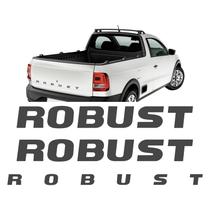 Adesivo Robust Tampa Traseira Saveiro Grafite Adesivo Robust Tampa Traseira Saveiro Grafite