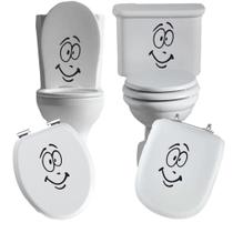 Adesivo rosto 1 vaso sanitário privada caixa acoplada descarga azulejo box vidro superficie liza dec Adesivo rosto 1 vaso sanitário privada caixa acoplada descarga azulejo box vidro superficie liza dec