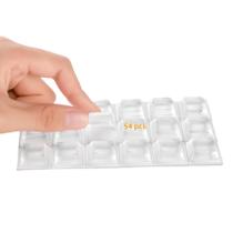 Adesivo Rubber Feet Furnigear Clear Tall Square 54 unidades Adesivo Rubber Feet Furnigear Clear Tall Square 54 unidades