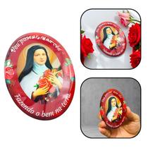 Adesivo Santa Teresinha do Menino Jesus Resinado 10 cm