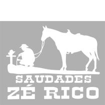 Adesivo Saudades Zé Rico SV2036 - Branco Adesivo Saudades Zé Rico SV2036 - Branco