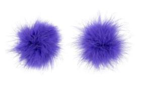 Adesivo seios pluminhas roxo