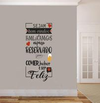 Adesivo Sejam bem vindos Decoração Sala