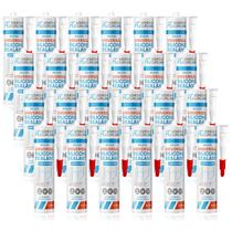 Adesivo selante de silicone Guru Clear Waterproof 300mL x 24