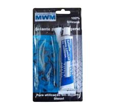 Adesivo Selante Para Camisa Junta Liquida Mwm Silicone Preto
