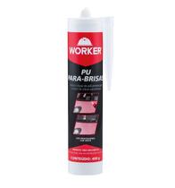 Adesivo Selante PU Para-Brisas Preto 400g WORKER * 12794