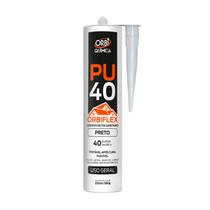 Adesivo Selante PU40 cor Preto de 380g - ORBI