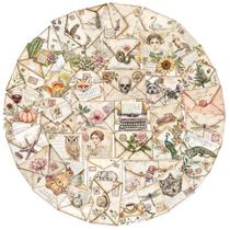 Adesivo: selo postal europeu vintage, 50 unidades, à prova d'água