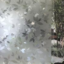 Adesivo Sem Cola para Box Janela Vidro Folhas Diversas 200x60cm