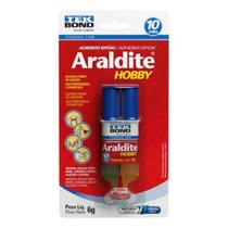 Adesivo Seringa Blister Epóxi Araldite Hobby 6g