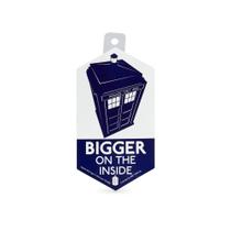 Adesivo Seven20 Doctor Who TARDIS, maior por dentro, 10 cm Adesivo Seven20 Doctor Who TARDIS, maior por dentro, 10 cm