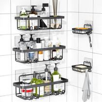 Adesivo Shower Caddy Thanps em aço inoxidável à prova de ferrugem, pacote com 5 Adesivo Shower Caddy Thanps em aço inoxidável à prova de ferrugem, pacote com 5