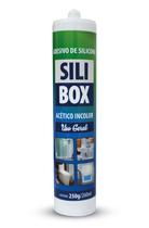 Adesivo Silibox Silicone Acético Incolor 250g - Facilidade de Aplicação Para Interno e Externo Adesivo Silibox Silicone Acético Incolor 250g - Facilidade de Aplicação Para Interno e Externo