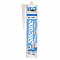 Adesivo Silicone 280g Neutro Transparente TekBond Adesivo Silicone 280g Neutro Transparente TekBond