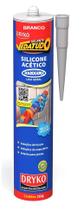 Adesivo Silicone Acetico Branco DRYKO 260G Vedatudo