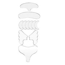 Adesivo Silicone Anti-Rugas 8 Pçs Rosto Testa Busto Pescoço