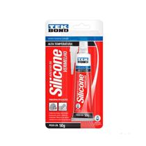 Adesivo silicone de alta temperatura 50g vermelho tek bond Adesivo silicone de alta temperatura 50g vermelho tek bond