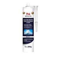 Adesivo Silicone Neoklon Branco 260g - Resistente a Intempéries para Fachadas Adesivo Silicone Neoklon Branco 260g - Resistente a Intempéries para Fachadas
