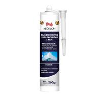 Adesivo Silicone Neoklon Neutro Incolor para Fachadas em ACM - 260g Adesivo Silicone Neoklon Neutro Incolor para Fachadas em ACM - 260g