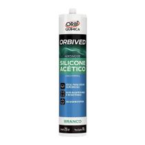 Adesivo silicone orbived uso geral acetico branco 240g Adesivo silicone orbived uso geral acetico branco 240g