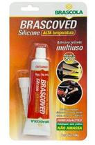 Adesivo Silicone para Altas Temperaturas Vermelho 50g Brascoved - Brascola - Tecnolar