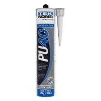 Adesivo Silicone Poliuretano Cinza PU40 420g Tekbond
