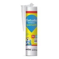 Adesivo Silicone Selante Pu Fixtudo Branco Quartzolit 400gr Adesivo Silicone Selante Pu Fixtudo Branco Quartzolit 400gr