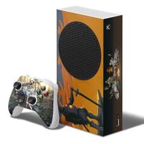 Adesivo Skin Xbox Series S E Dois Controles Dark Souls B1