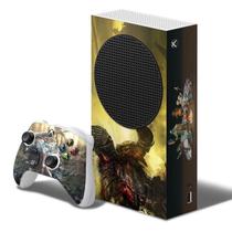 Adesivo Skin Xbox Series S E Dois Controles Dark Souls B4