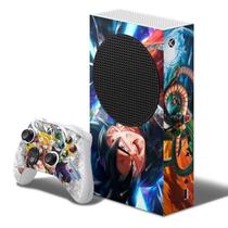 Adesivo Skin Xbox Series S E Dois Controles Dragon Ball Z B5