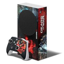 Adesivo Skin Xbox Series S E Dois Controles Gears Of War B2 - Skin Zabom