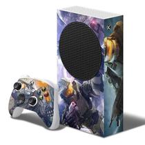 Adesivo Skin Xbox Series S E Dois Controles Halo B4 - Skin Zabom