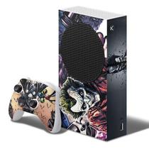 Adesivo Skin Xbox Series S E Dois Controles Joker Coringa B1