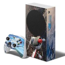 Adesivo Skin Xbox Series S E Dois Controles Microsoft Flight