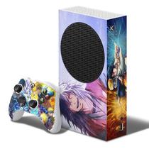 Adesivo Skin Xbox Series S E Dois Controles Naruto B4