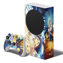 Adesivo Skin Xbox Series S E Dois Controles Naruto B5 - Skin Zabom