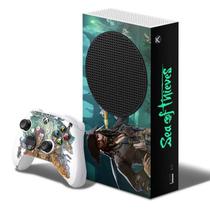 Adesivo Skin Xbox Series S E Dois Controles Sea Of Thieves 3