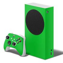 Adesivo Skin Xbox Series S E Dois Controles Verde B1 - Skin Zabom