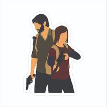 Adesivo Sticker Vinil Impermeável The Last of Us Joel e Ellie