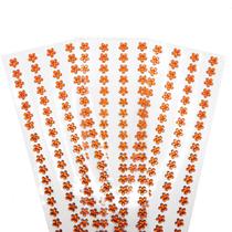 Adesivo Strass Acrílico Florzinha Vermelho 8mm 1un Cartela 112pçs Adesivo Strass Acrílico Florzinha Vermelho 8mm 1un Cartela 112pçs