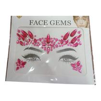 Adesivo Strass Facial Rosto Carnaval Maquiagem Brilho Festa