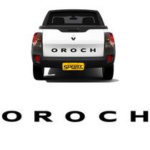 Adesivo Tampa Traseira Renault Duster Oroch 2023 Preto