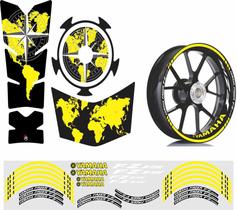 Adesivo Tankpad + Bocal+ Friso e Plotter Fazer FZ15 Kit 02 Adesivo Tankpad + Bocal+ Friso e Plotter Fazer FZ15 Kit 02