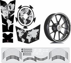 Adesivo Tankpad + Bocal+ Friso e Plotter Fazer FZ15 Kit 03 Adesivo Tankpad + Bocal+ Friso e Plotter Fazer FZ15 Kit 03