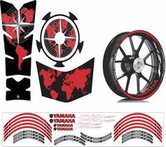 Adesivo Tankpad + Bocal+ Friso e Plotter Fazer FZ15 Kit 04 Adesivo Tankpad + Bocal+ Friso e Plotter Fazer FZ15 Kit 04