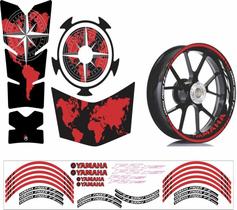 Adesivo Tankpad + Bocal+ Friso e Plotter Fazer FZ15 Kit 04 Adesivo Tankpad + Bocal+ Friso e Plotter Fazer FZ15 Kit 04
