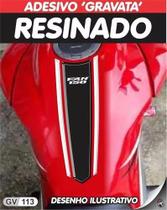 Adesivo Tankpad Faixa Gravata Tanque Fan 150cc Adesivo Tankpad Faixa Gravata Tanque Fan 150cc