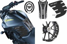 Adesivo Tankpad + Lateral + Bocal +Friso Yamaha MT 07 Kit 04