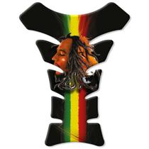 Adesivo Tanque Bob Marley 3D - Multi Adesivos - 18x13cm - Sommer Motos